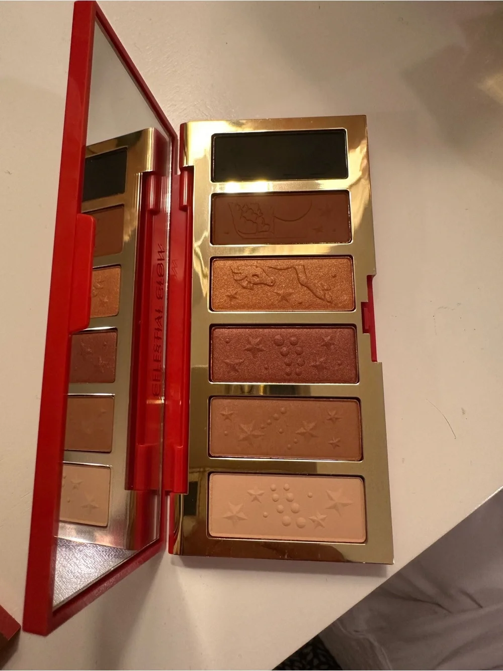 Estee Lauder Red Lipsticks & Gold-Trim Eyeshadow Palettes - amazing bundle !!!!